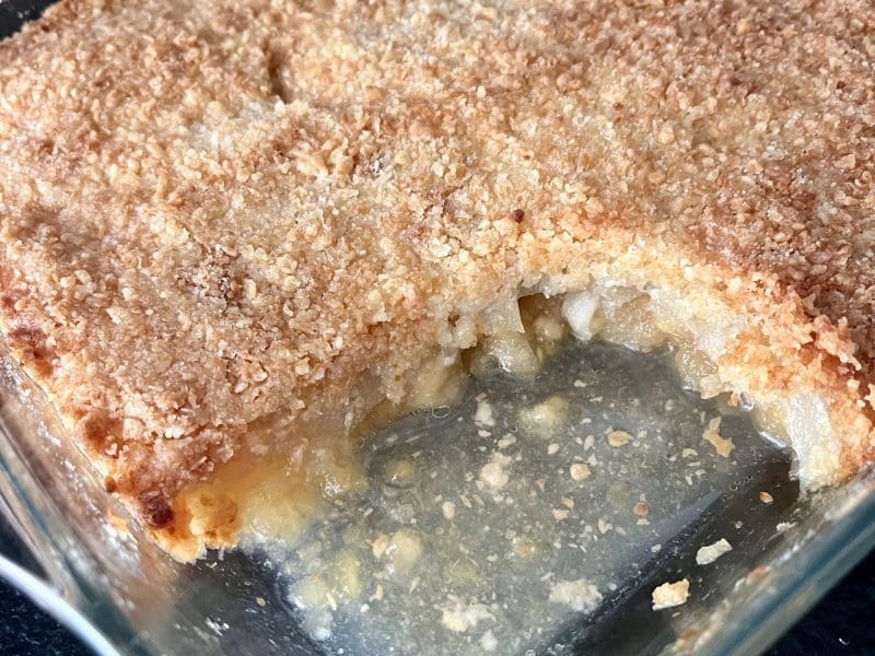 Cliquez pour zoomer ! Crumble coco, poires et pommes Thermomix par Laurent