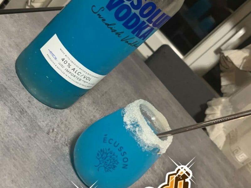 Cliquez pour zoomer ! Cocktail Blue Lagoon Thermomix par 💜patricia💜Anthony💜