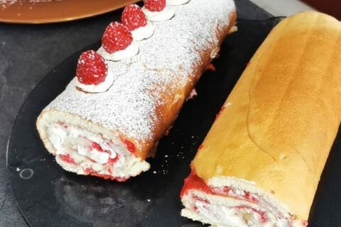 Cliquez pour zoomer ! Fraisier roulé Thermomix par caline_3