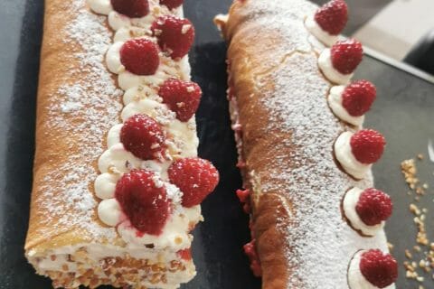 Cliquez pour zoomer ! Fraisier roulé Thermomix par caline_3