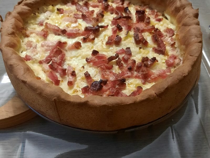 Cliquez pour zoomer ! Zwiebelkuchen – gâteau aux oignons Thermomix par lili27330