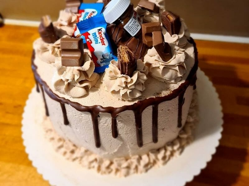 Cliquez pour zoomer ! Layer cake Kinder Bueno Thermomix par jamila9518