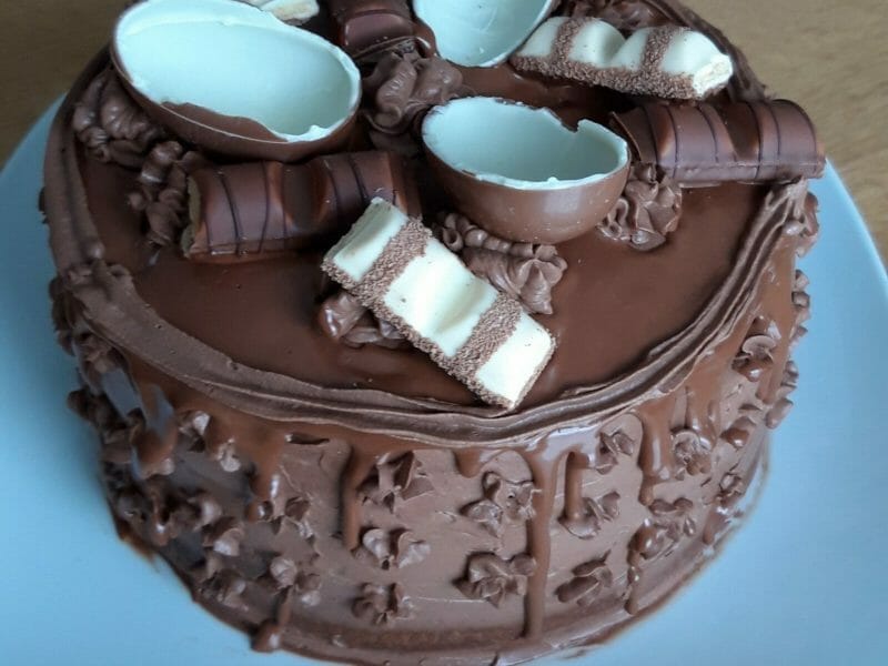 Cliquez pour zoomer ! Layer cake Kinder Bueno Thermomix par cath_17