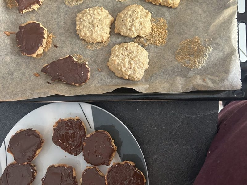 Cliquez pour zoomer ! Biscuits cacahuètes et flocons d’avoine Thermomix par elodie_989