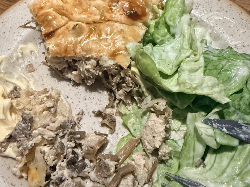Cliquez pour zoomer ! Tourte au poulet et aux champignons Thermomix par Isa88100