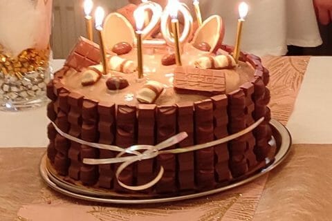 Cliquez pour zoomer ! Layer cake Kinder Bueno Thermomix par aurore_366