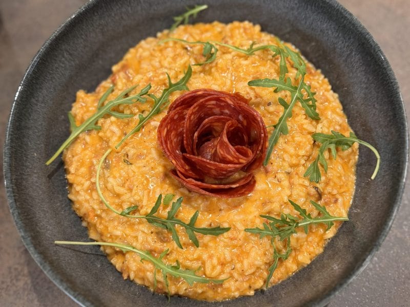 Cliquez pour zoomer ! Risotto au chorizo Thermomix par Morgane Pugliese