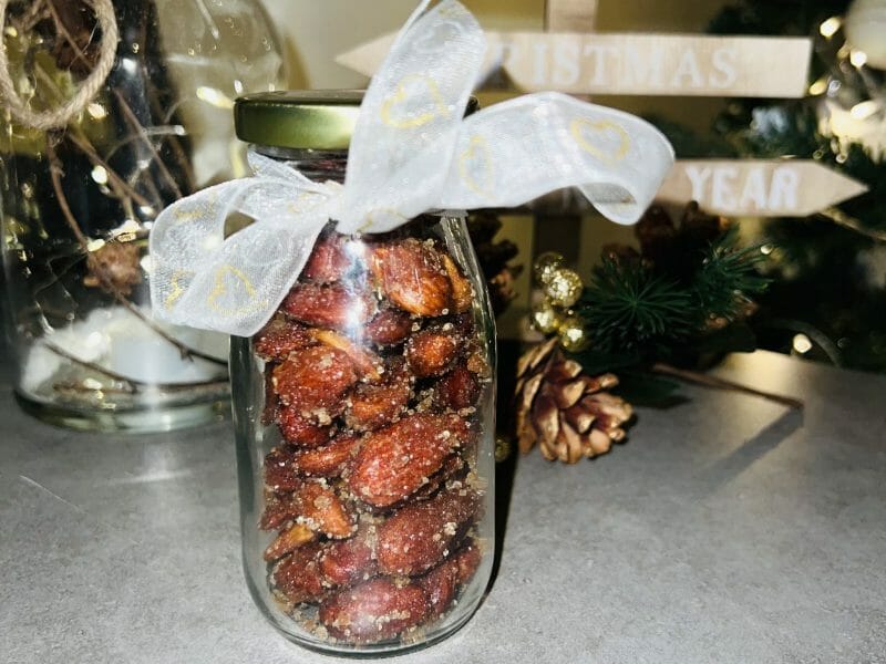 Cliquez pour zoomer ! Amandes grillées à la cannelle et au miel Thermomix par Elena