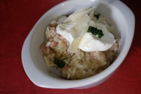 Cliquez pour zoomer ! Risotto poireaux et lardons Thermomix par emilie_939
