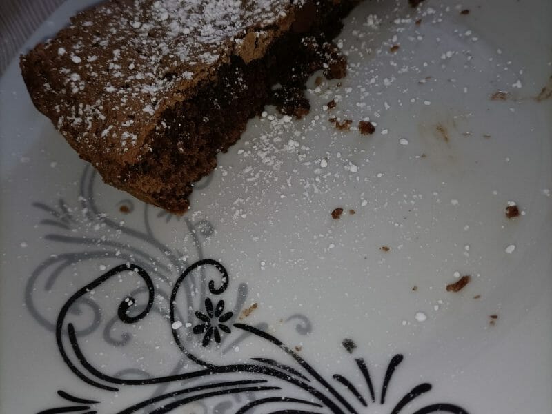 Cliquez pour zoomer ! Kladdkaka – Gâteau au chocolat suédois Thermomix par emilie_939