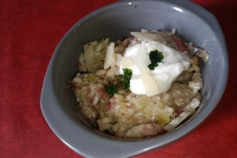 Cliquez pour zoomer ! Risotto poireaux et lardons Thermomix par emilie_939