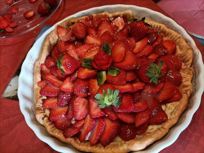 Cliquez pour zoomer ! Tarte aux fraises Thermomix par emilie_939