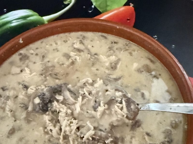 Champignons à la crème au Thermomix - Cookomix