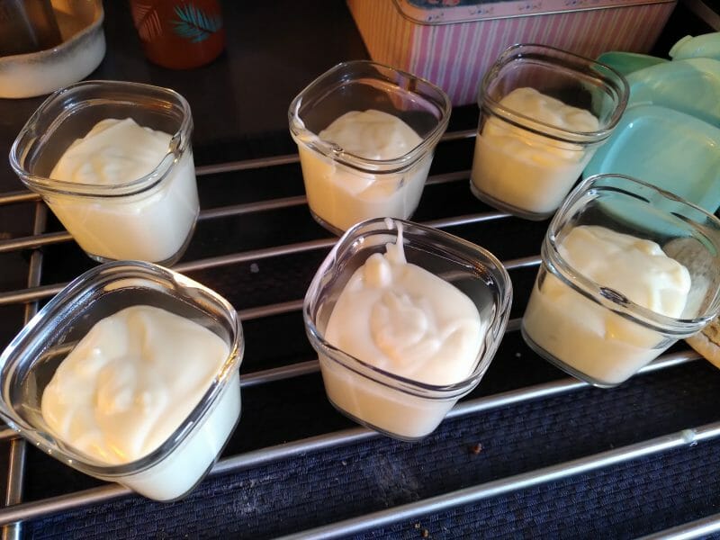 Cliquez pour zoomer ! Crème dessert au chocolat blanc Thermomix par Sidsid