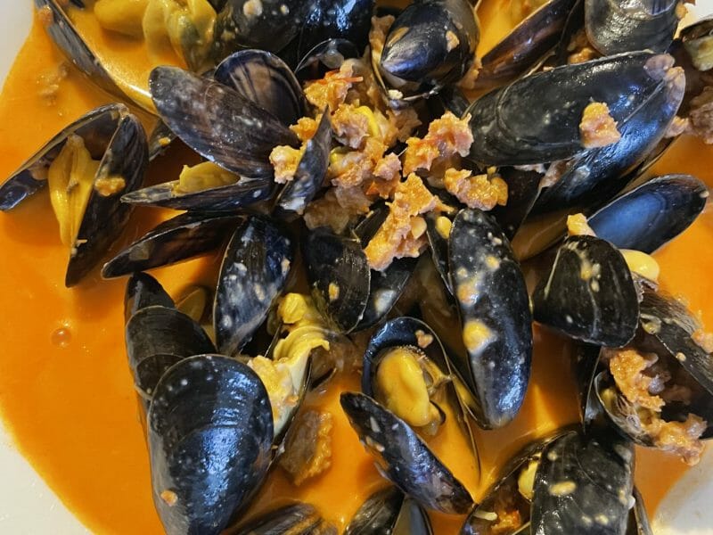 Cliquez pour zoomer ! Moules sauce chorizo Thermomix par alysselou