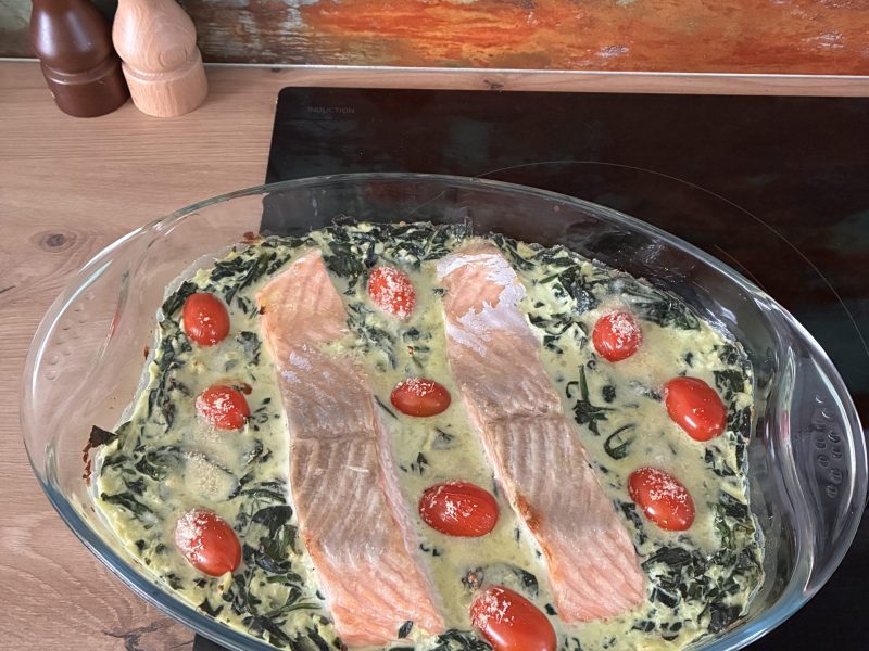 Cliquez pour zoomer ! Saumon à la Toscane Thermomix par alysselou