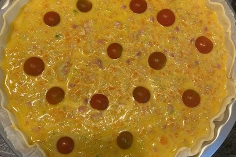 Cliquez pour zoomer ! Tarte courgettes et carottes Thermomix par kiki2010