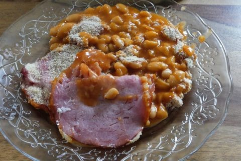 Cliquez pour zoomer ! Backed beans à l’Américaine Thermomix par nadinemarie