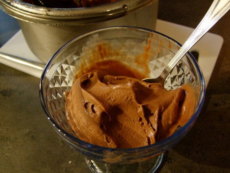 Glace menthe chocolat au Thermomix - Cookomix