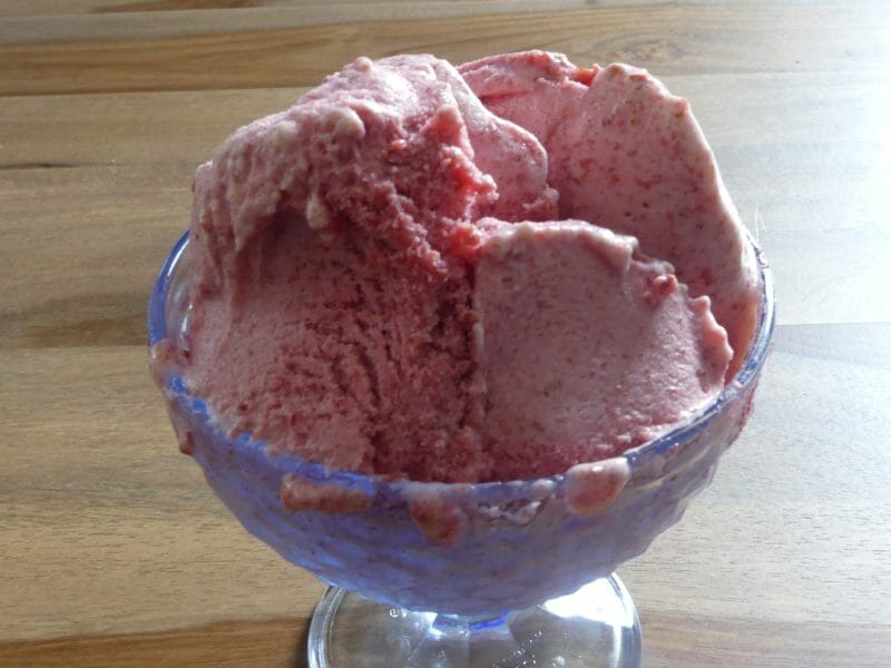 Cliquez pour zoomer ! Sorbet aux cerises Thermomix par nadinemarie