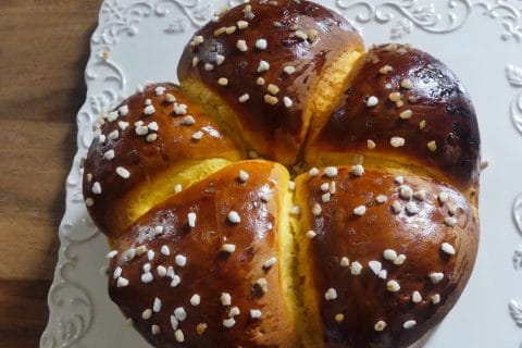 Cliquez pour zoomer ! Pão de Abóbora – Brioche à la courge Thermomix par nadinemarie