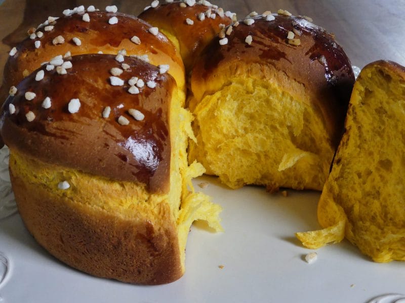 Cliquez pour zoomer ! Pão de Abóbora – Brioche à la courge Thermomix par nadinemarie