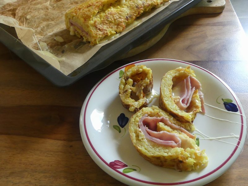 Cliquez pour zoomer ! Roulé de pommes de terre, jambon et reblochon Thermomix par nadinemarie