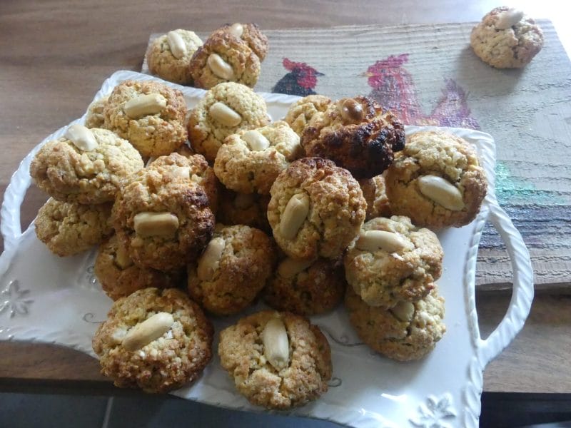 Cliquez pour zoomer ! Biscuits cacahuètes et flocons d’avoine Thermomix par nadinemarie