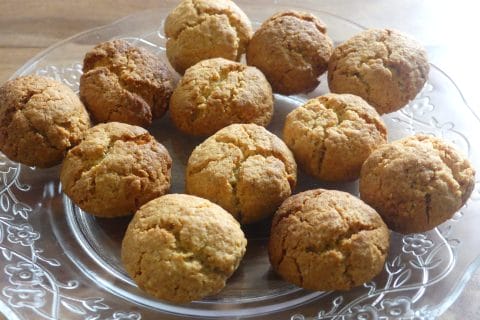 Cliquez pour zoomer ! Biscuits aux flocons d’avoine et amandes Thermomix par nadinemarie