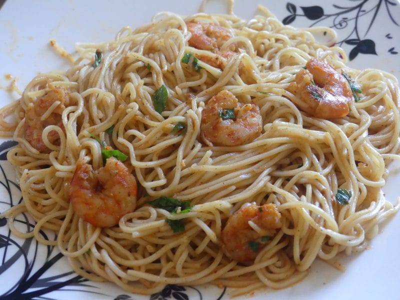 Cliquez pour zoomer ! Bo Bun de crevettes marinées Thermomix par nadinemarie