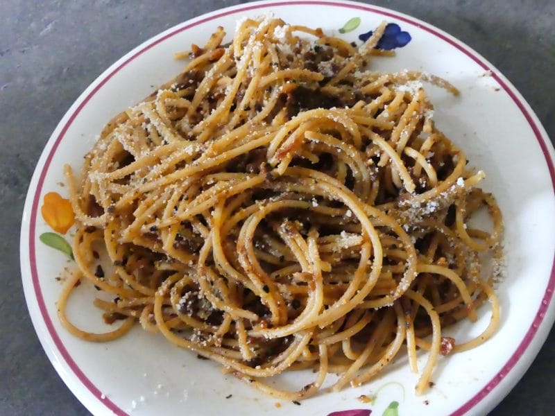 Cliquez pour zoomer ! Bolognaise de champignons Thermomix par nadinemarie