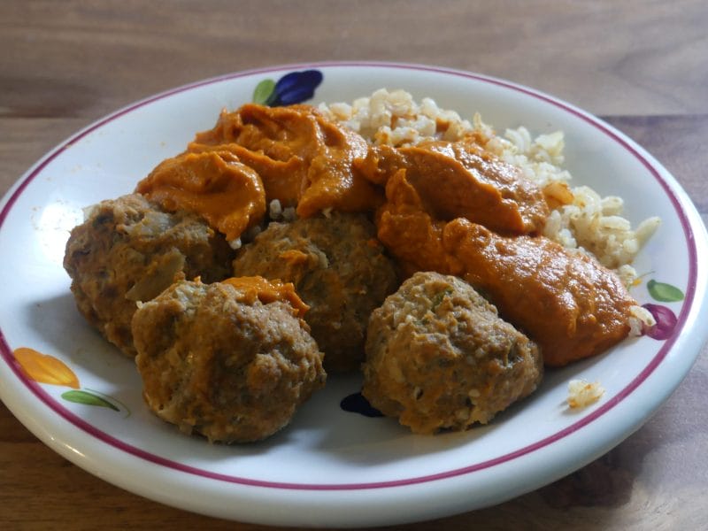 Cliquez pour zoomer ! Boulettes de viande Tikka Masala Thermomix par nadinemarie