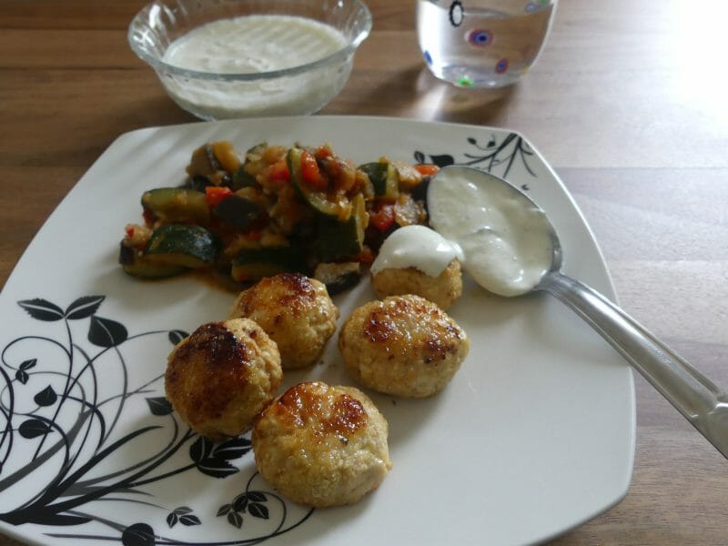 Cliquez pour zoomer ! Boulettes de poulet au citron Thermomix par nadinemarie