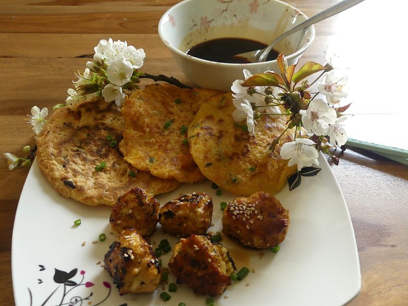 Cliquez pour zoomer ! Boulettes de poulet Yakitori – Tsukune Thermomix par nadinemarie