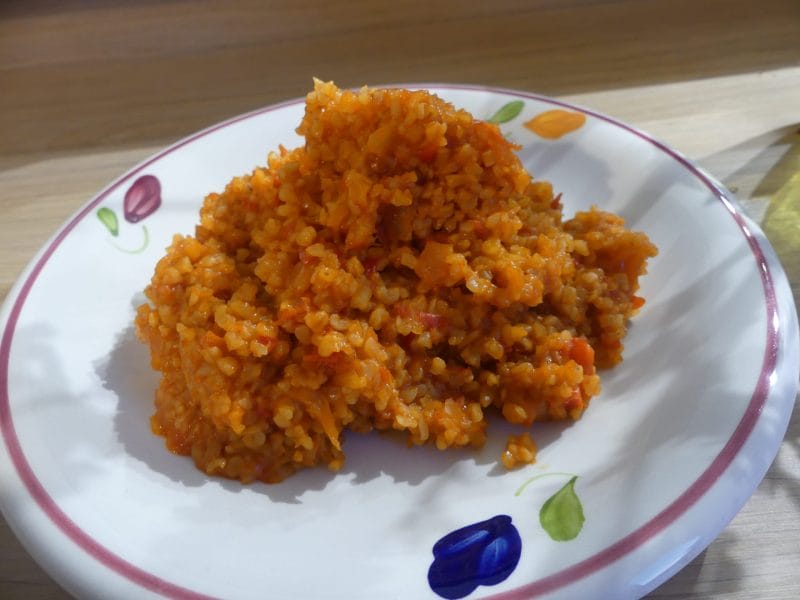 Cliquez pour zoomer ! Boulgour turc à la tomate Thermomix par nadinemarie