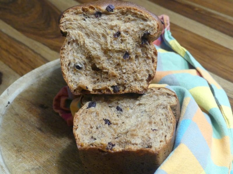 Cliquez pour zoomer ! Brioche tout chocolat Thermomix par nadinemarie