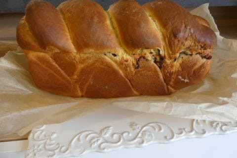 Cliquez pour zoomer ! Cozonac – Brioche roumaine aux noix et chocolat Thermomix par nadinemarie