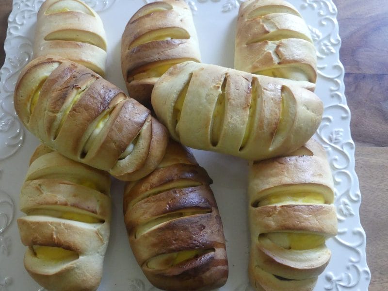 Cliquez pour zoomer ! Briochettes à la crème pâtissière Thermomix par nadinemarie