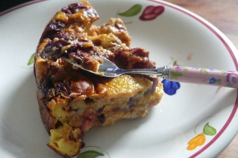 Cliquez pour zoomer ! Clafoutis aux cerises Thermomix par nadinemarie