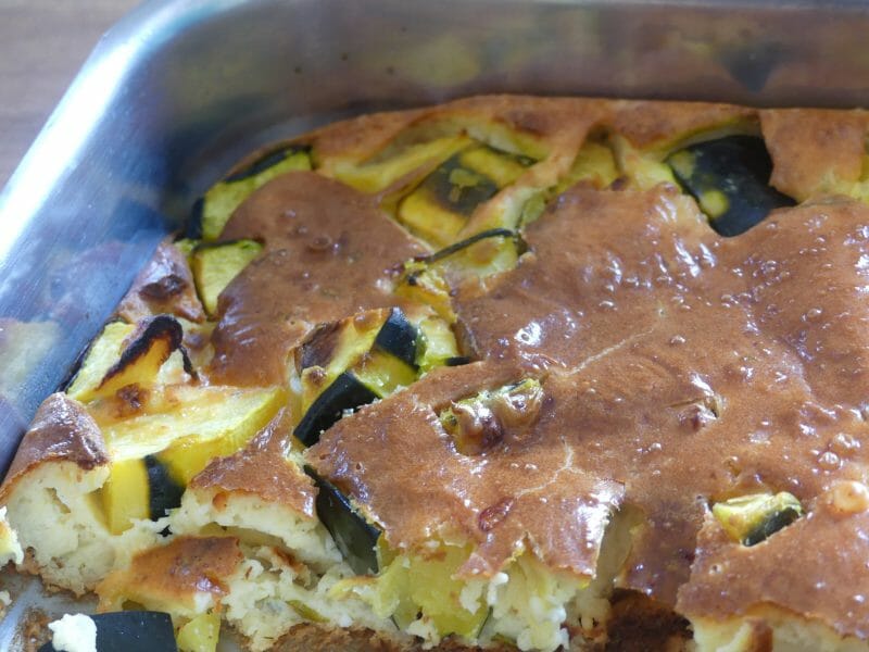 Cliquez pour zoomer ! Clafoutis courgettes et feta Thermomix par nadinemarie