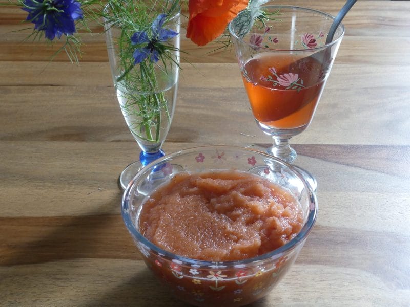 Cliquez pour zoomer ! Compote pommes fraises Thermomix par nadinemarie