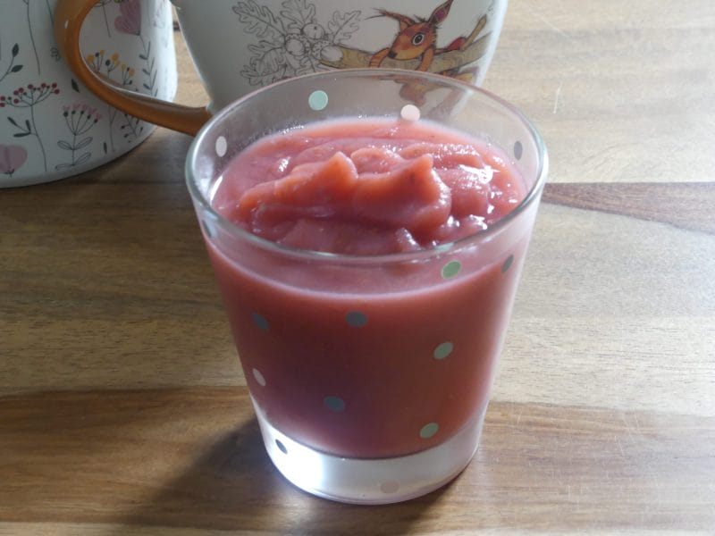 Cliquez pour zoomer ! Compote pomme framboise Thermomix par nadinemarie