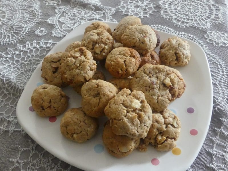 Cliquez pour zoomer ! Cookies amandes et noix Thermomix par nadinemarie