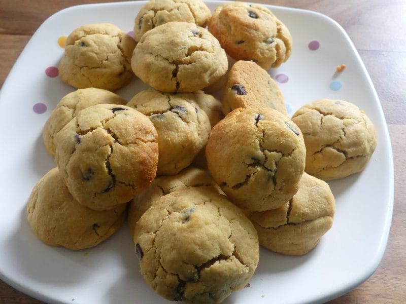 Cliquez pour zoomer ! Cookies beurre de cacahuète et pépites de chocolat Thermomix par nadinemarie