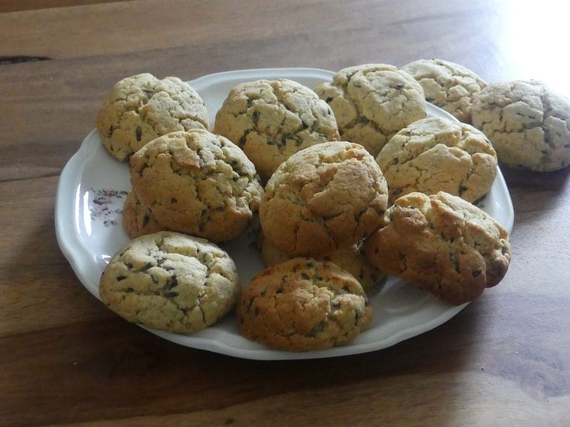 Cliquez pour zoomer ! Cookies à la lavande Thermomix par nadinemarie
