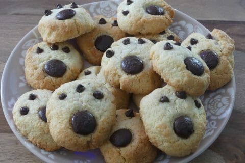 Cliquez pour zoomer ! Cookies à la noix de coco et pépites de chocolat Thermomix par nadinemarie