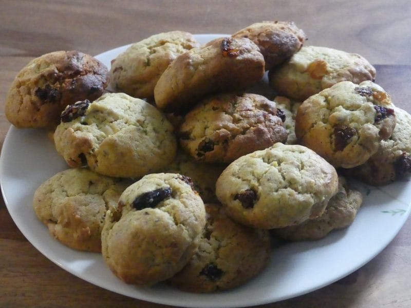 Cliquez pour zoomer ! Cookies pistache, chocolat blanc et cranberries Thermomix par nadinemarie