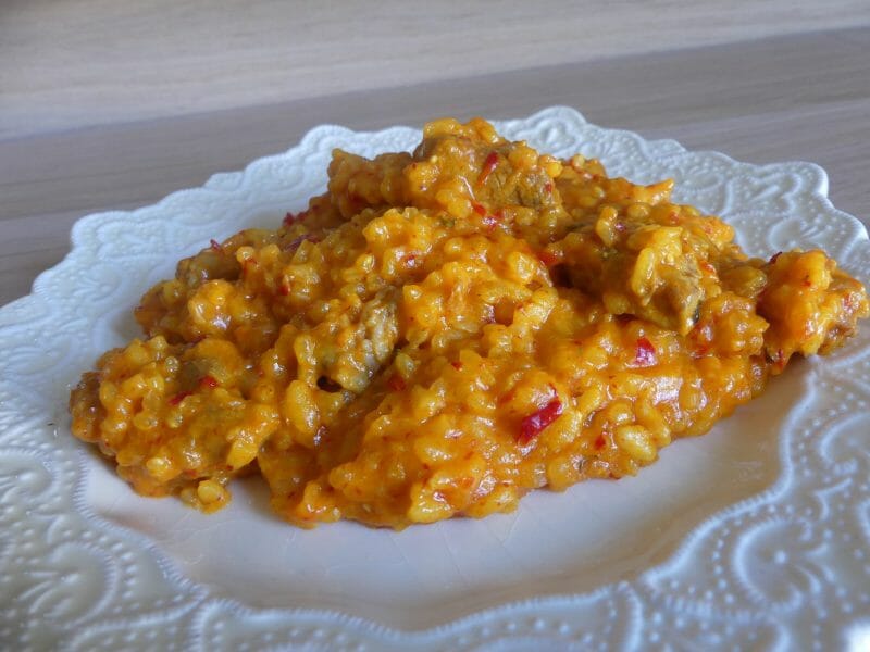 Cliquez pour zoomer ! Côtes de porc au riz jaune Thermomix par nadinemarie