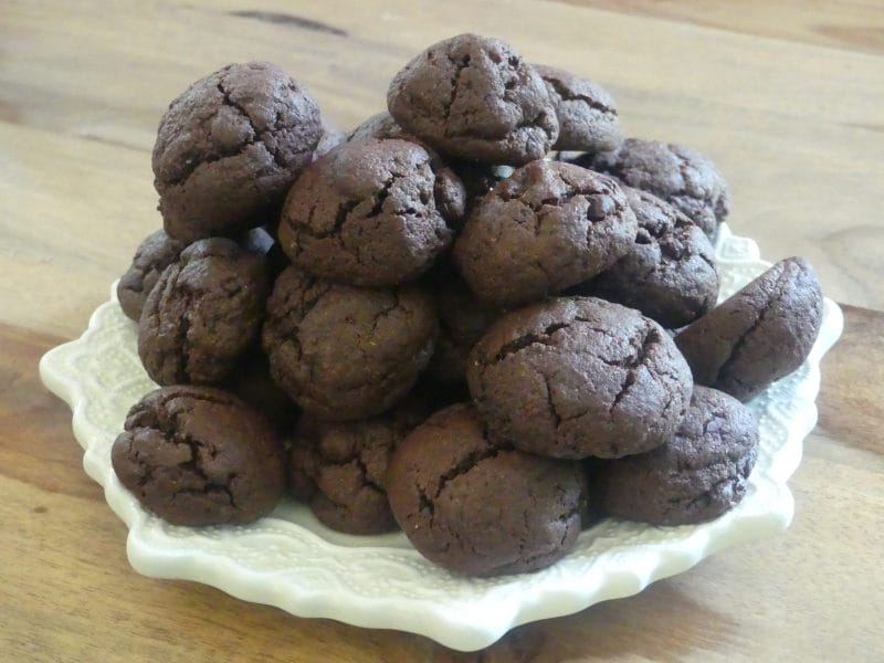 Cliquez pour zoomer ! Petits craquelés choco-menthe Thermomix par nadinemarie