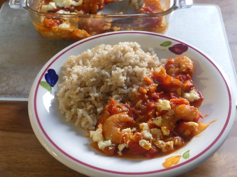 Cliquez pour zoomer ! Crevettes à la grecque Thermomix par nadinemarie